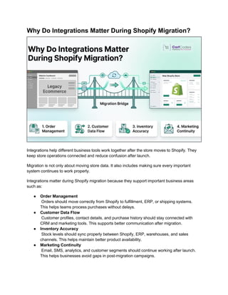 Managing Integrations During a Shopify Migration | PDF