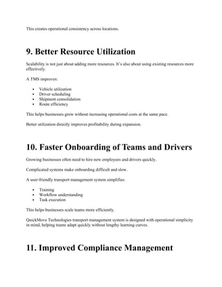 How a Transport Management System Enables Scalable Growth in Logistics ...