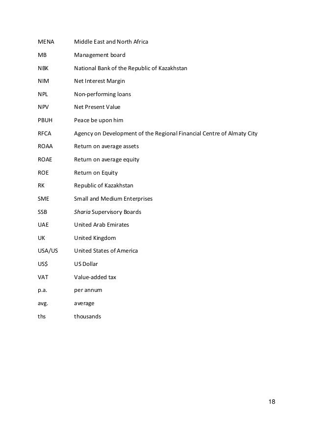 Islamic Banking In Kazakhstan