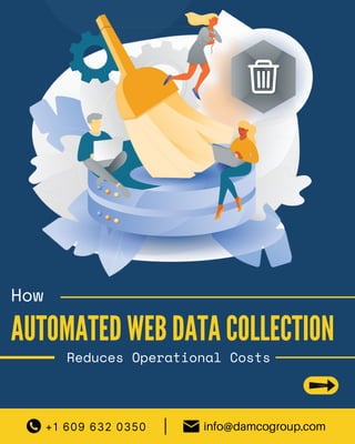 How
AUTOMATED WEB DATA COLLECTION
Reduces Operational Costs
+1 609 632 0350 info@damcogroup.com
|
 