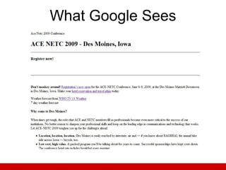 How A Web Page Is Seen
