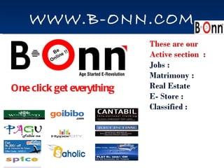 WWW.B-ONN.COM One click get everything 