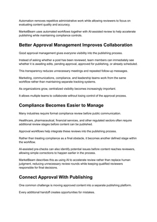 How Better Approval Workflows Help Marketing Teams Publish Faster and ...