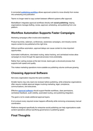 How Better Approval Workflows Help Marketing Teams Publish Faster and ...