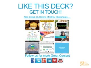 Follow us for more Great Content
Also Check Out Some of Other Slideshares …
 