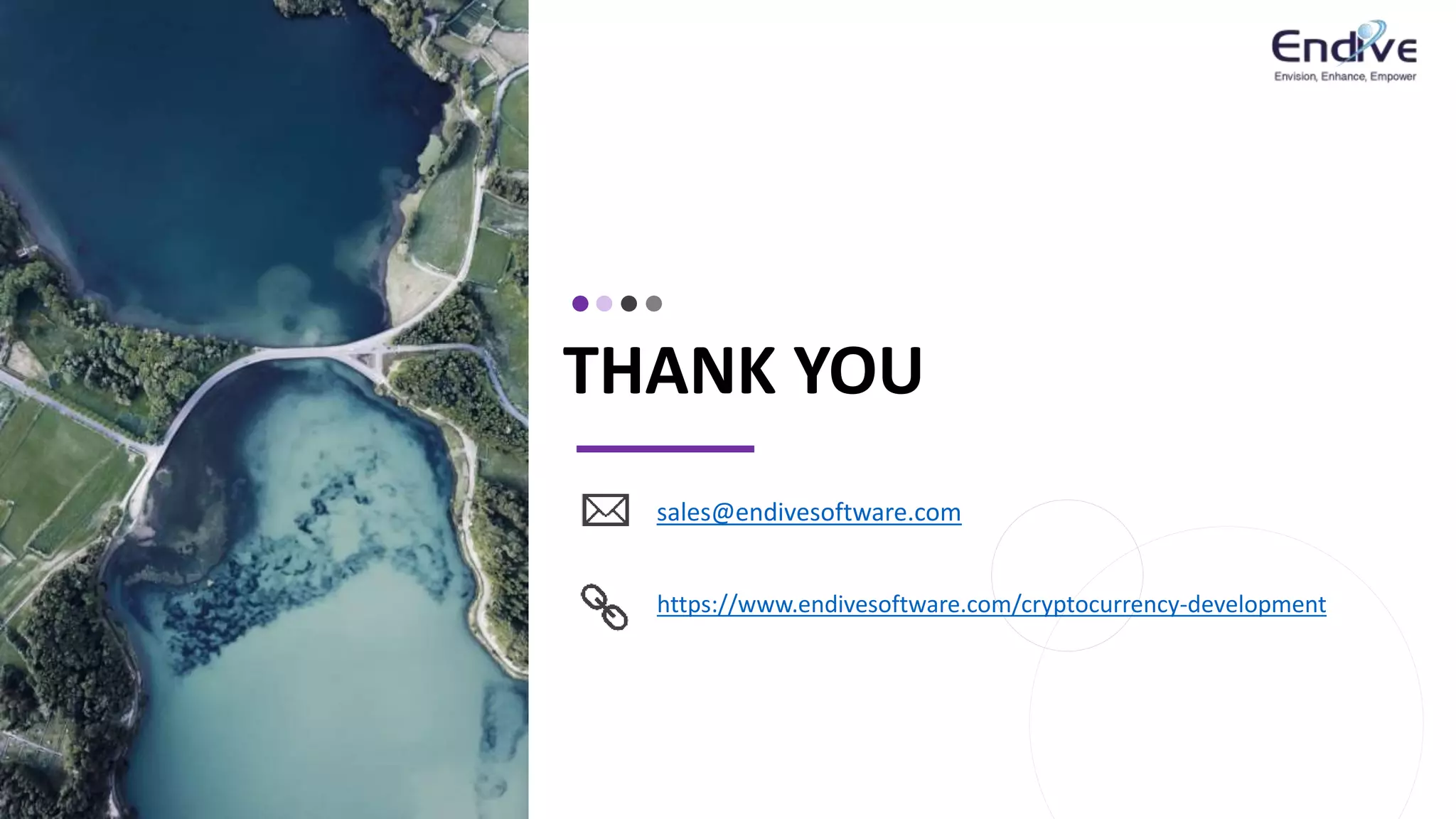 THANK YOU sales@endivesoftware.com https://www.endivesoftware.com/cryptocurrency-development 