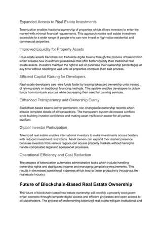 How Blockchain Is Transforming Real Estate Ownership Models | PDF