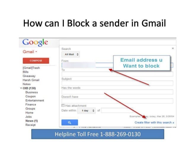 1 888 269 0130 Block Unwanted Emails Gmail Help