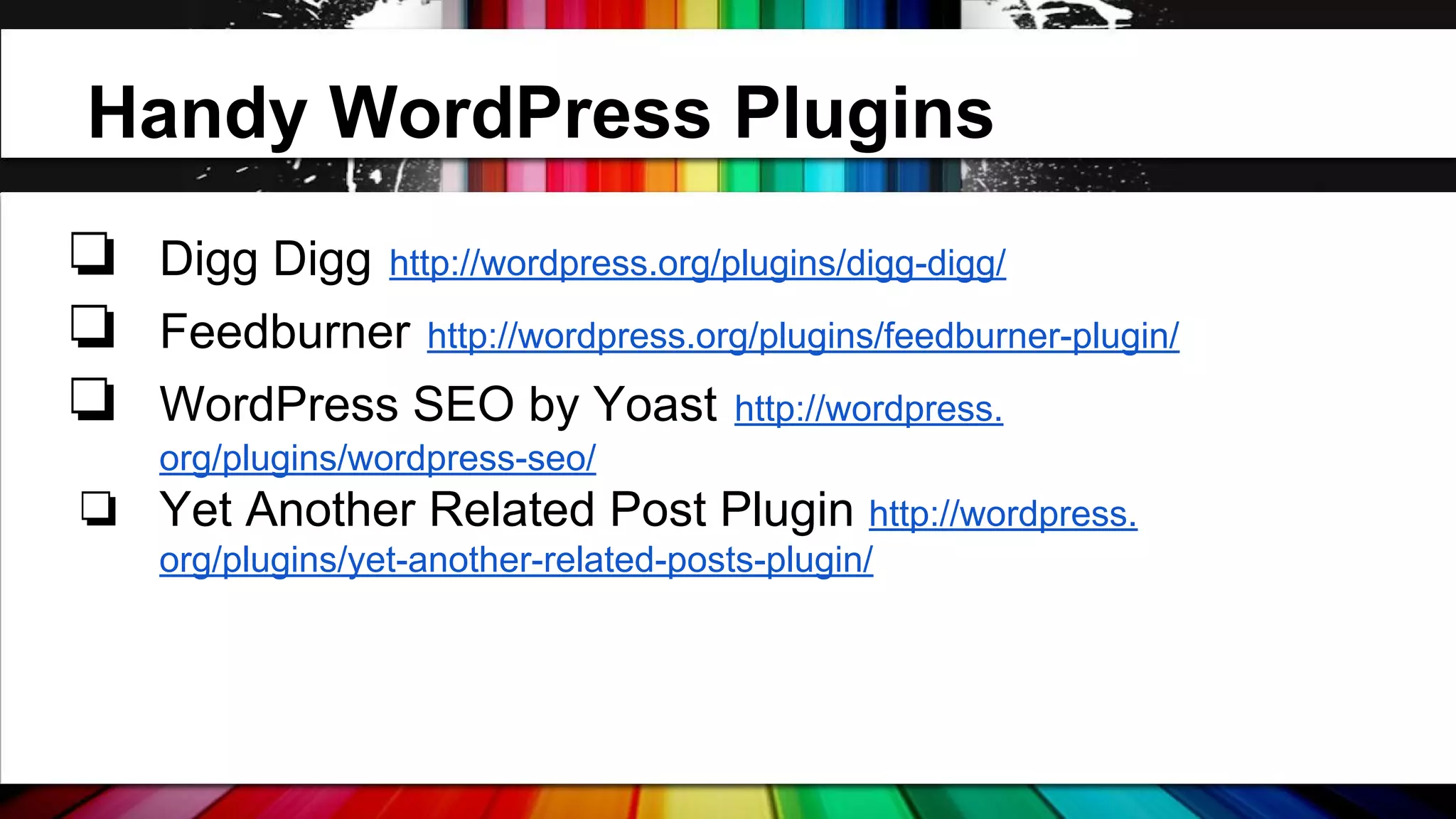 That’s ok!
You can have a WordPress installed in a sub directory
(folder) and run it there.
Or you can convert the entire site to WordPress.
Normally business owners like to start out with the first
option as they can use this time to get use to using
WordPress and to blogging.

 