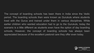 How Boarding Schools Ensure All-Round Development of Its Students | PDF