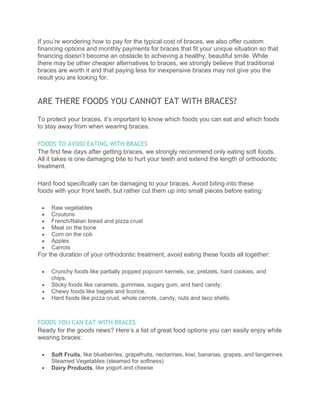 How braces work to straighten your teeth | PDF