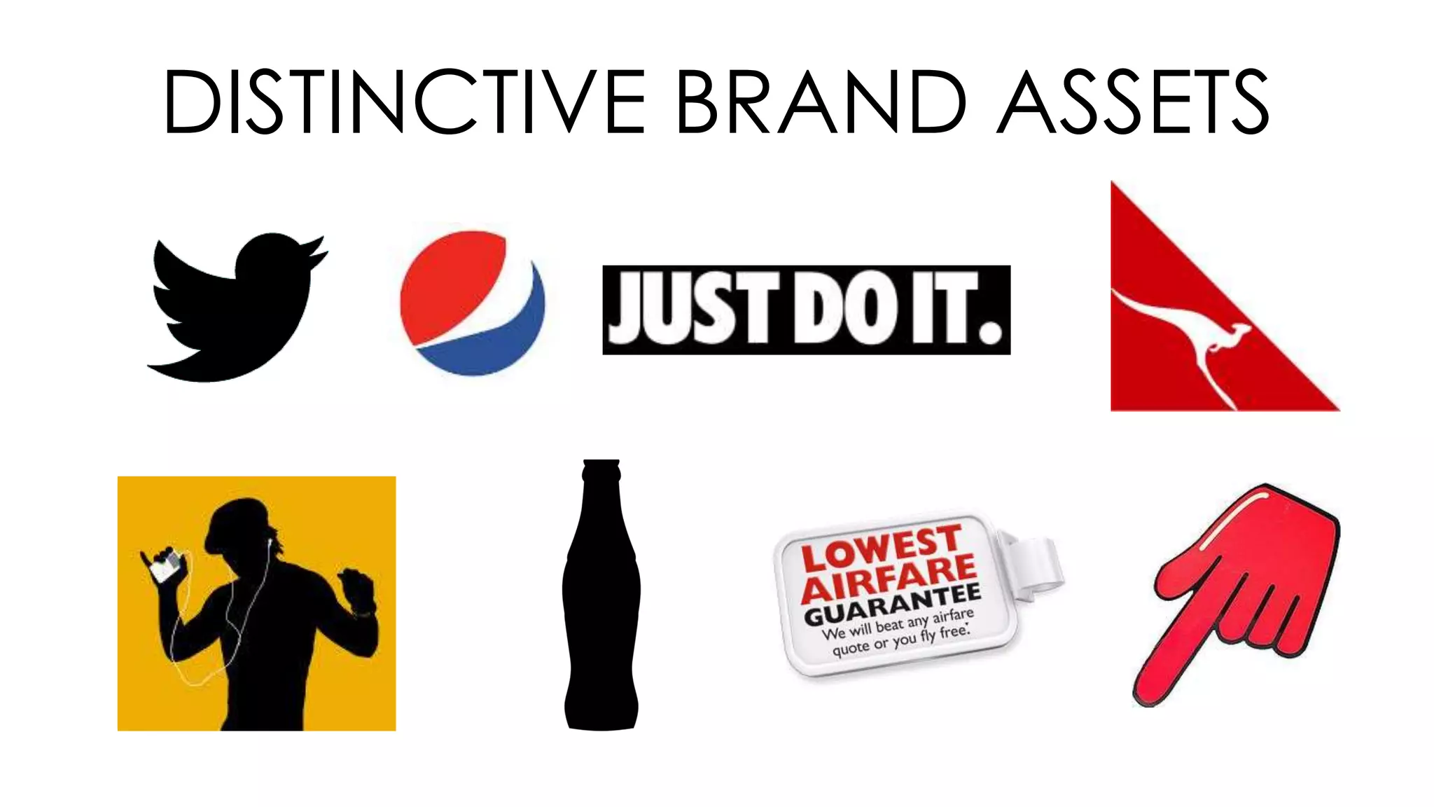 DISTINCTIVE BRAND ASSETS
 