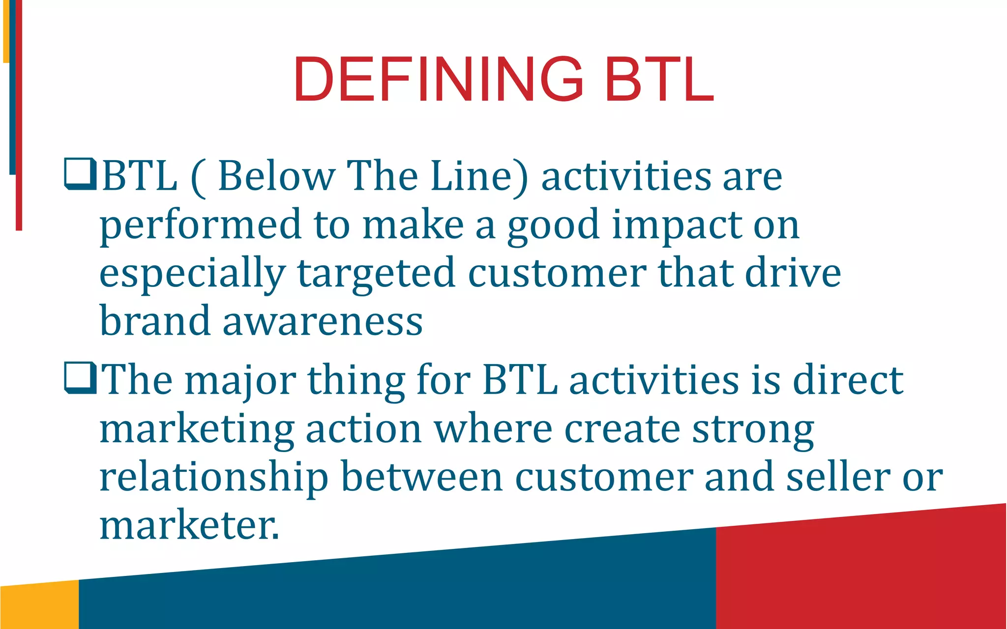 How BTL Agency Works? | PPTX