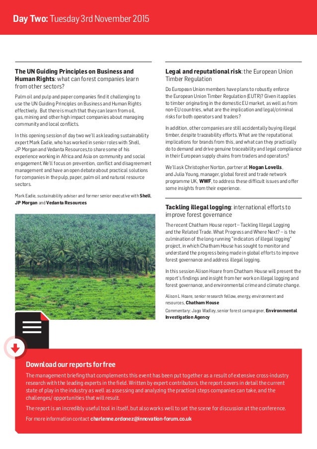 Research paper in illegal logging