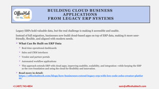How Businesses Extend Legacy ERP with Low Code Zoho Creator Platform.pptx