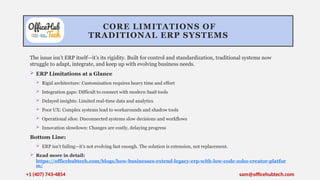 How Businesses Extend Legacy ERP with Low Code Zoho Creator Platform.pptx