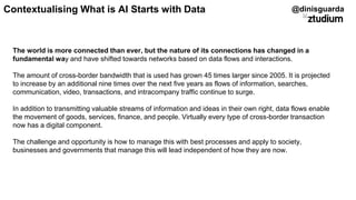 Contextualising What is AI Starts with Data @dinisguarda
The world is more connected than ever, but the nature of its conn...