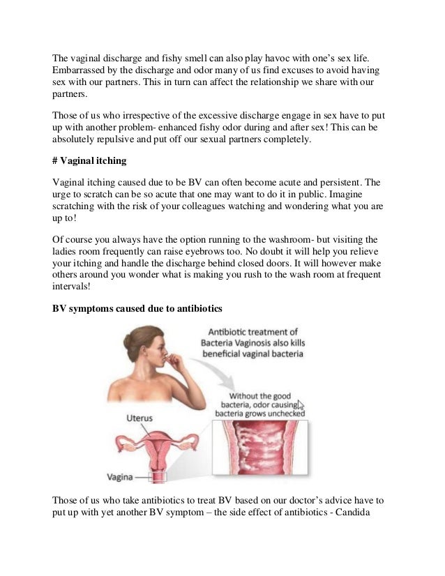 How BV Symptoms Can Affect Your Daily Life