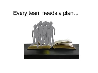 Every team needs a plan…
 