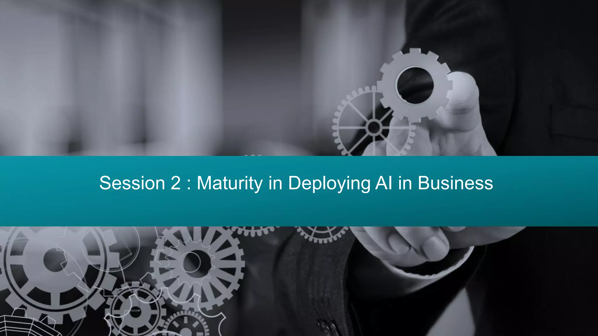 12©2019 Mindfields Global. All rights reserved. MindSpeaks Webinar Series
Session 2 : Maturity in Deploying AI in Business
 