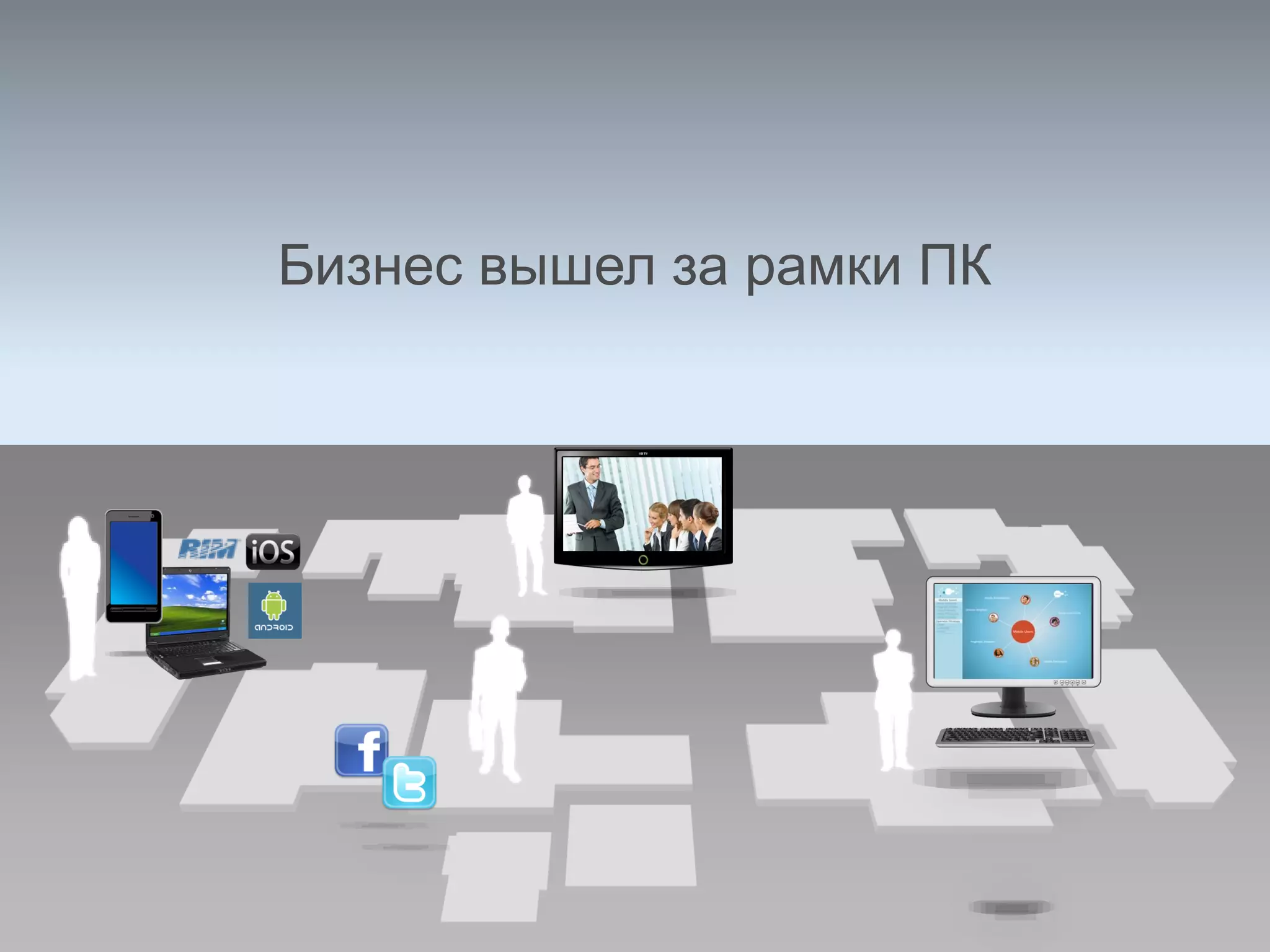 Бизнес вышел за рамки ПК




© 2010 Cisco and/or its affiliates. All rights reserved.                       Cisco Confidential   4785
 