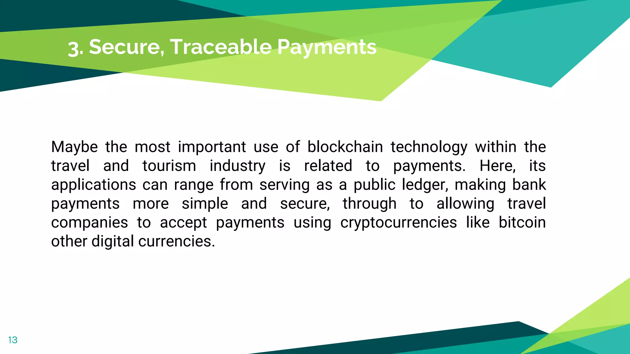 How Can Blockchain Technology Impact The Travel & Tourism Industry? | PPTX