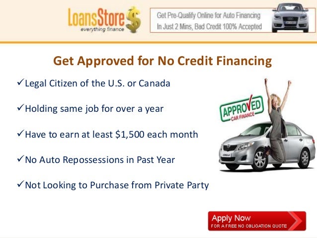 can u buy a car with no credit