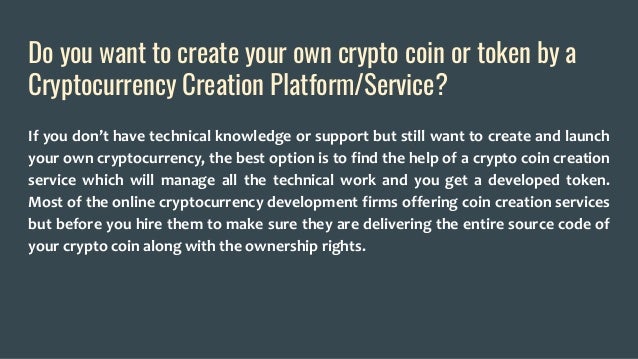 How Can I Create My Own Crypto Coin Using Advanced Blockchain Technol