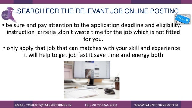 How can i get job fast