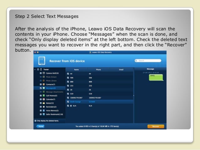 recover deleted texts iphone