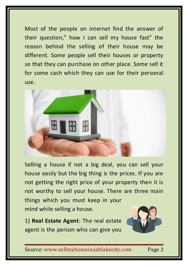 who can sell my house