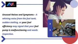 How can I tell if my BMW fuel pump is failing PPTX