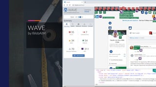 CLAUDIO LUIS VERA
WAVE
by WebAIM
18
 