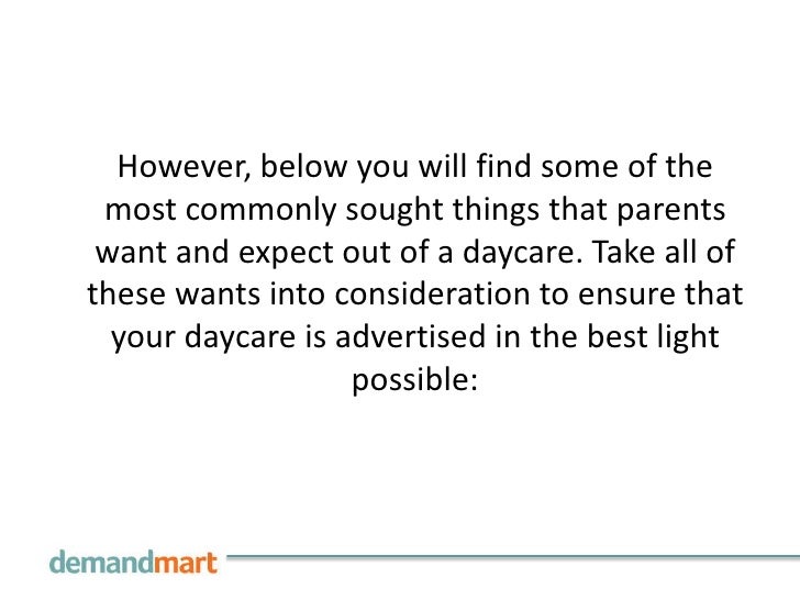 When It Comes To Day Care Parents Want >> Know What Parents Look For In A Daycare When It Comes To Day Care Parents Want >> Know What Parents Look For In A Daycare