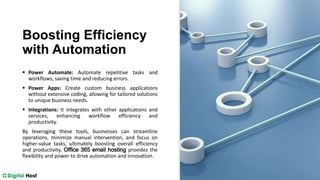 How Can Microsoft Office 365 Improve Your Productivity? | PPTX