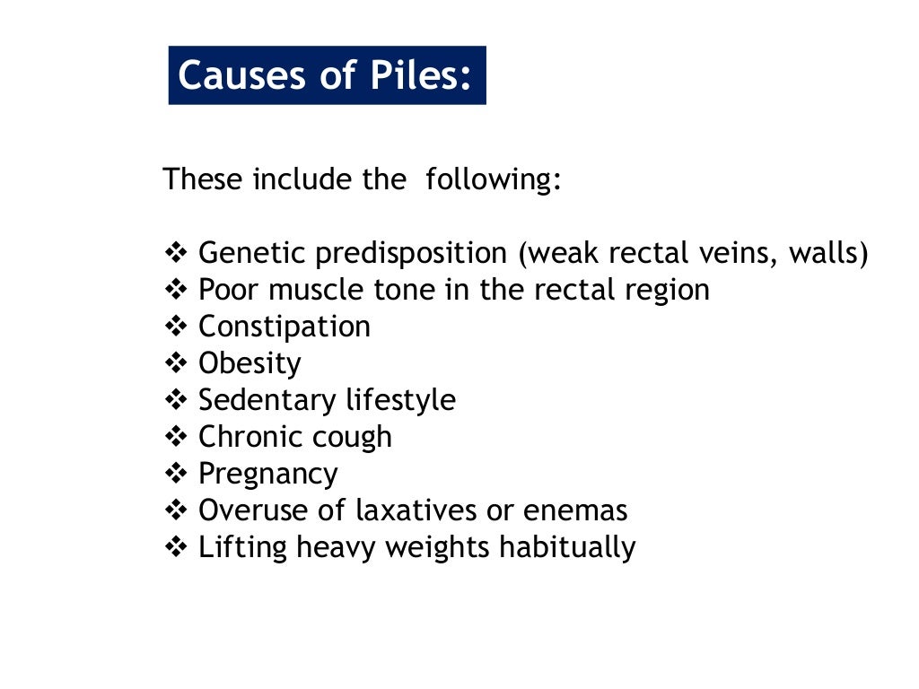 How can piles be cure