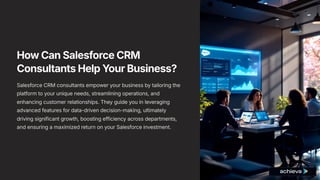 How Can Salesforce CRM Consultants Help Your Business | PDF