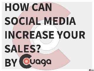 How can social media increase your sales? 