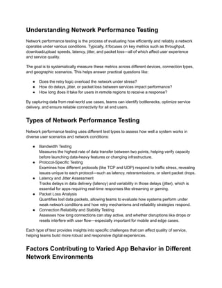 How Can Testing Mobile Apps in Real-World Network Conditions Improve ...