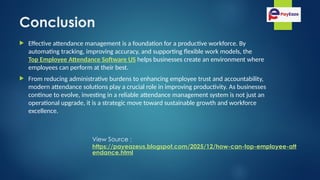 How Can the Top Employee Attendance Software US Improve Employee ...