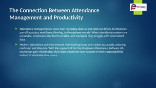 How Can the Top Employee Attendance Software US Improve Employee ...
