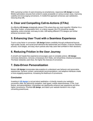 How Can UX Design Improve Your Website's Conversion Rates.docx