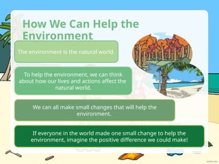 How To Take Care Environment Human Take Some Actions Pptx