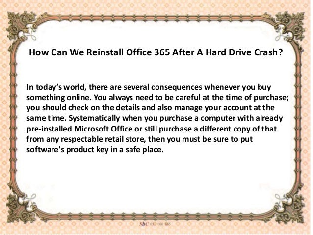 how to reinstall office 365