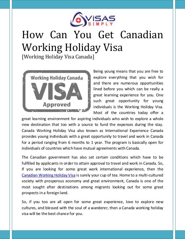 How can you get canadian working