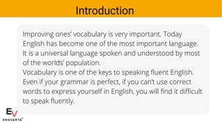 How can you improve your english vocabulary | PDF