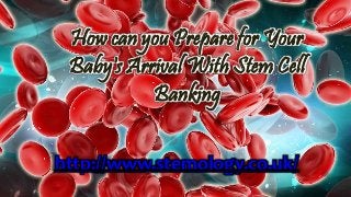 How can you Prepare for Your
Baby's Arrival With Stem Cell
Banking
http://www.stemology.co.uk/
 