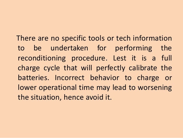 How can you recondition the battery of Dell laptop?