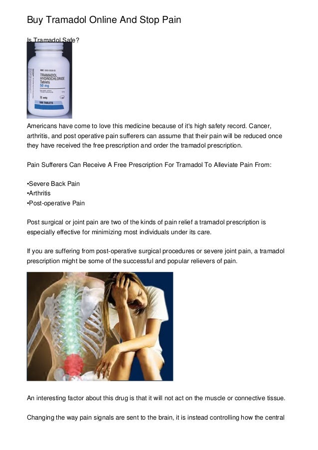 Buy Tramadol Online And Stop Pain Buy Tramadol Online And Stop Pain