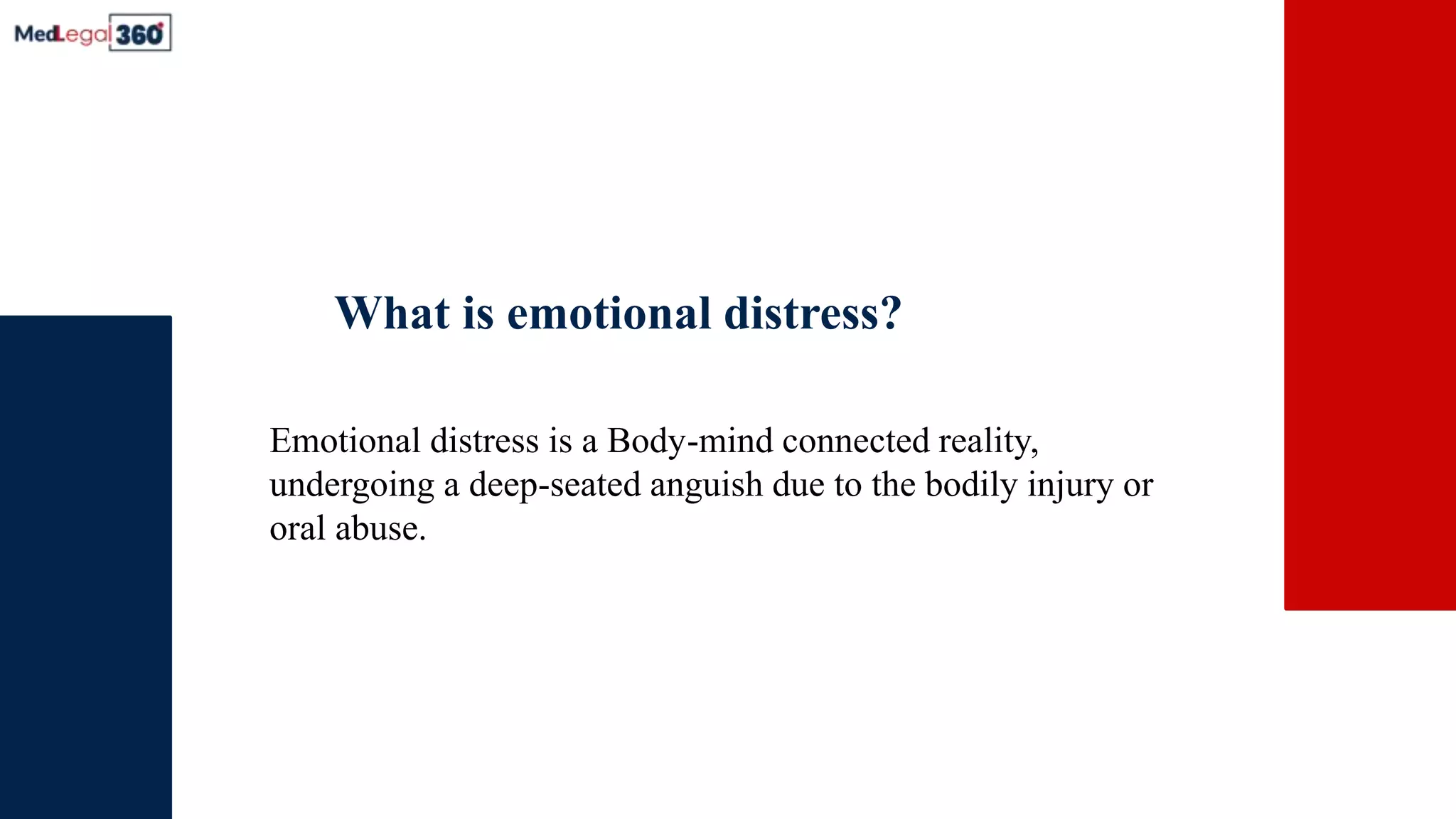 Emotional distress lawsuit Can you sue? PPT